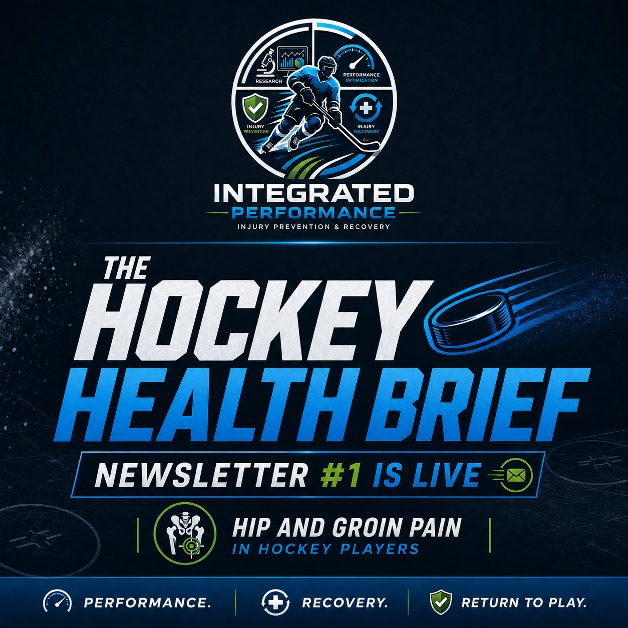 The Hockey Health Brief Newsletter #1 social preview